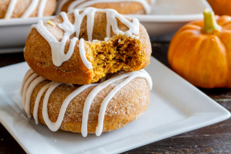 Healthy Donut Recipe with Pumpkin Image